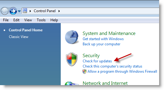Vista Update History