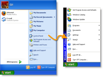 Change XP Start Menu