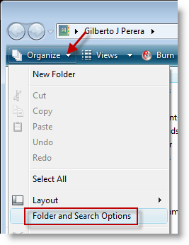 Checkbox In Vista Explorer