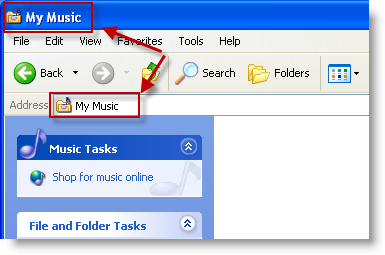 Display Full Path in Address Bar Windows XP