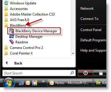 Sync BlackBerry Using Bluetooth