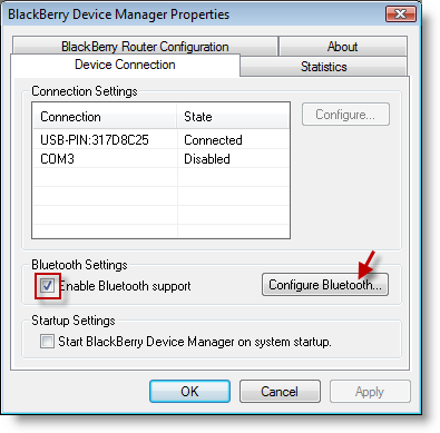Sync BlackBerry Using Bluetooth