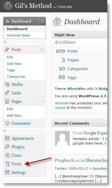 Enable Gears and Speed Up Wordpress