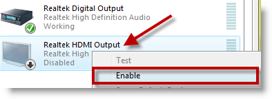 Enable HDMI HP Media Center Header