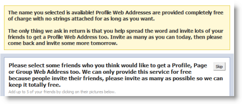 Direct Link to Facebook Profile