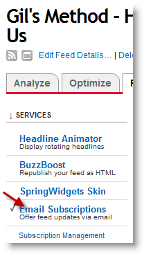 Finding Feedburner ID