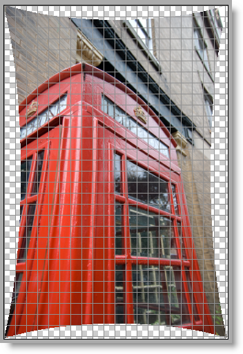 Correct lense distortion