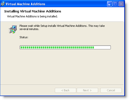 Install Virtual PC Additions