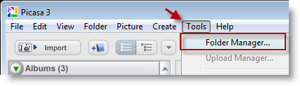 Picasa Folder Manager