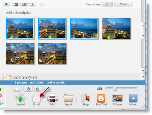 Sending Pictures with Picasa