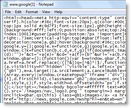 Internet Explorer Source Code