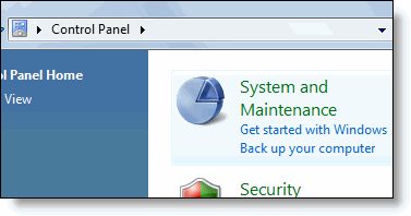 Control Panel