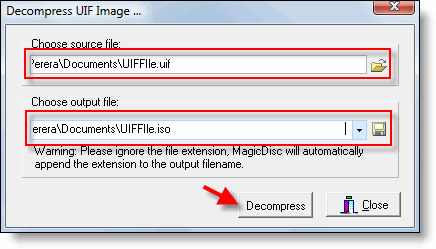 how to open uif file